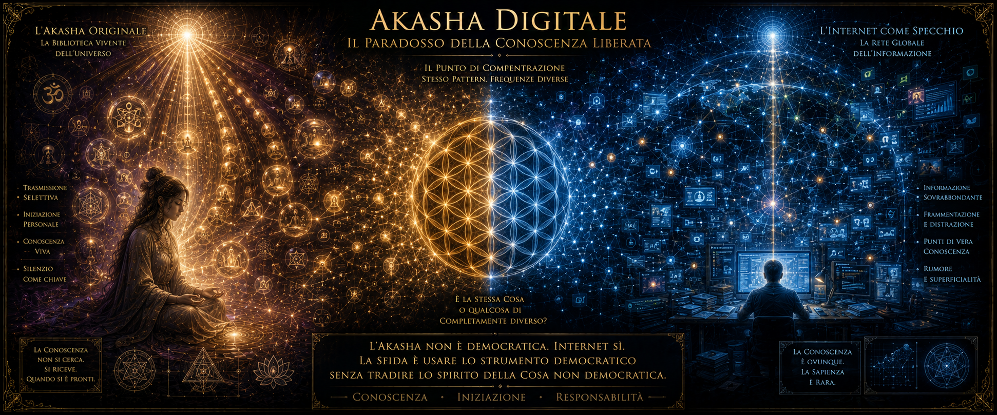 Akasha Digitale — Il Paradosso della Conoscenza Liberata